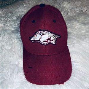 ✨Custom Made Arkansas Razorbacks Hat✨